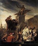 Nicholaes Berchem Paul and Barnabas at Lystra oil on canvas
